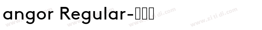 angor Regular字体转换